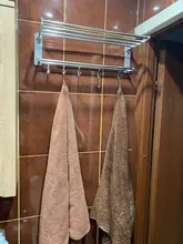 Hanger Towel-Rack Storage-Shelf Shower-Holder Wall-Organizer Bathroom-Accessories Silver