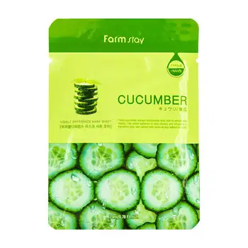 

Fabric mask farmstay visible difference mask sheet cucumber