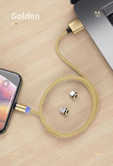 YKZ Магнитный USB C для huawei samsung type C type-c зарядный USB C Магнитный кабель Micro USB шнур для сотового телефона провод для iPhone