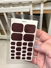 Toe-Nail-Wraps Stickers Foot-Decals Adhesive Salon Manicure Full-Cover DIY Waterproof