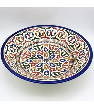 

Large plate or hand-painted ceramic bowl from FESI Series