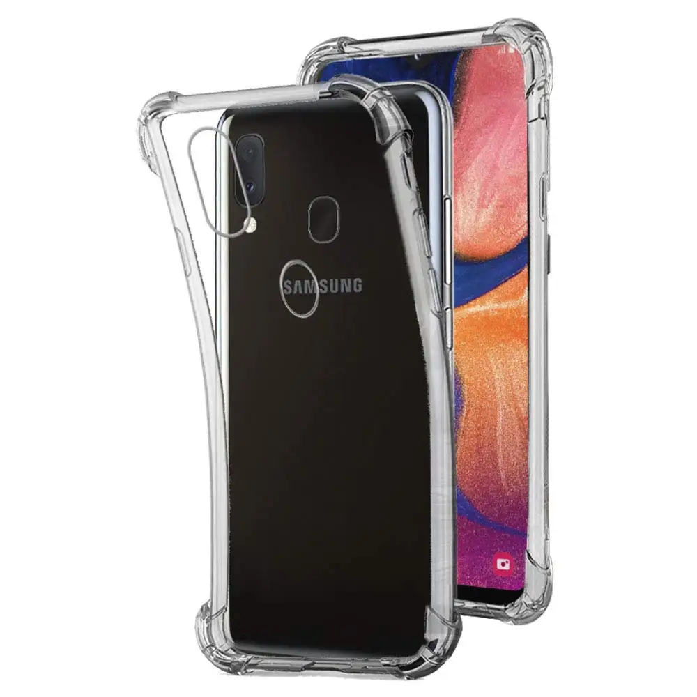 Гелевый Чехол-подставка для samsung A20E | усиленные углы антишоковая защита