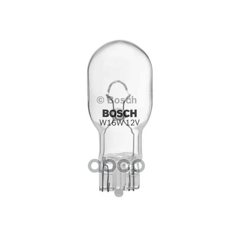 Лампа Накаливания Eco 1 Шт. W16w 12v 16w W2.1x9.5d Bosch арт. 1987302821 | Автомобили и мотоциклы
