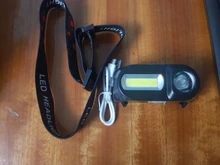 Headlamp Flashlight Torch Sanyi Hiking Mini Rechargeable Camping 18650 USB