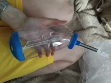 Botella colgante de plástico de acero inoxidable para beber agua, jaula de alimentación colgante, 4 colores, 250ml, 500ml, conejillo de indias, ardilla, conejo, hámster