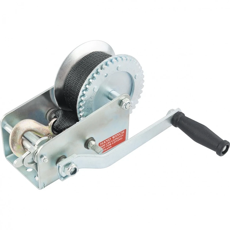 Gear winch 0.8 T traction tape matrix | Инструменты