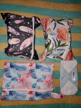 Sigzagor-Mini bolsa húmeda reutilizable para mamá, almohadilla Menstrual sanitaria, tampón, pechera con cremallera, 1 ud.