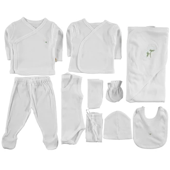 

2020 Newborn Hospital sets Clothing Cartoon and Printed Clothes Comfortable Civil Baby 10 Layer Set Newborn