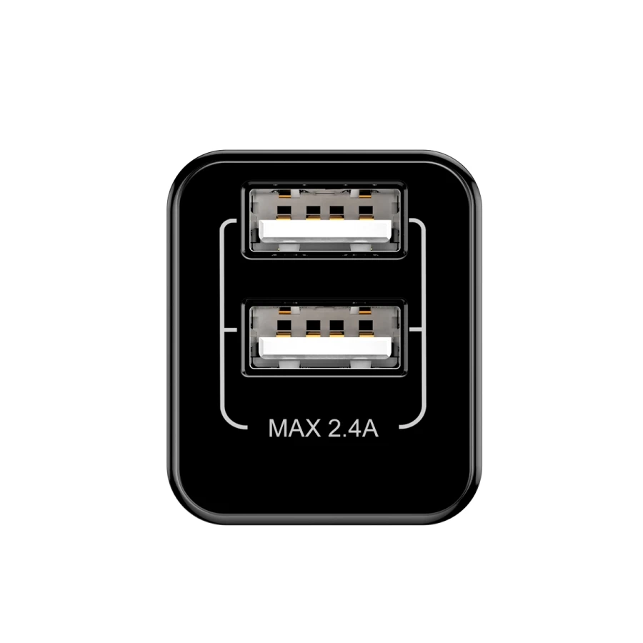 Сетевое зарядное устройство Baseus Traveler series Dual USB charger 2.4A CCALL-EZ01(Черный