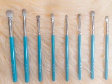 Foundation Eyeshadow Blush Synthetic-Hair-Brushes Iris-Series Beauty Mydestiny Set-Powder