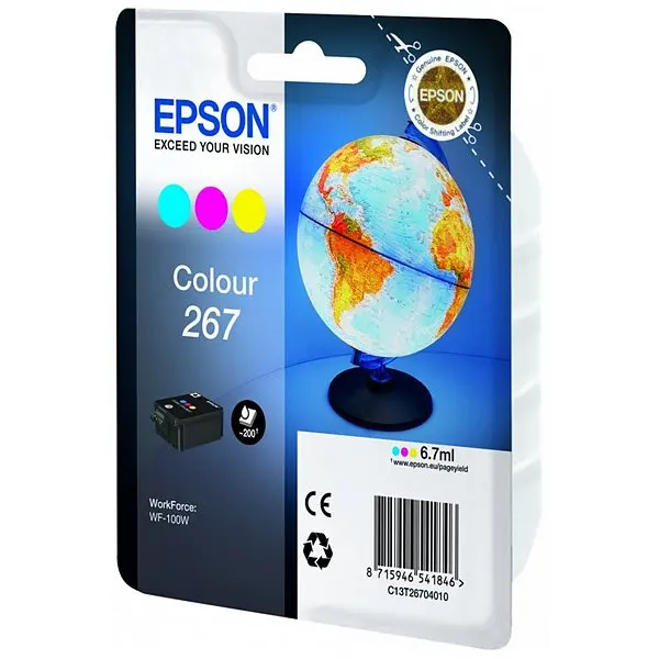 Чернильный картридж Epson C13T26 WF-100W