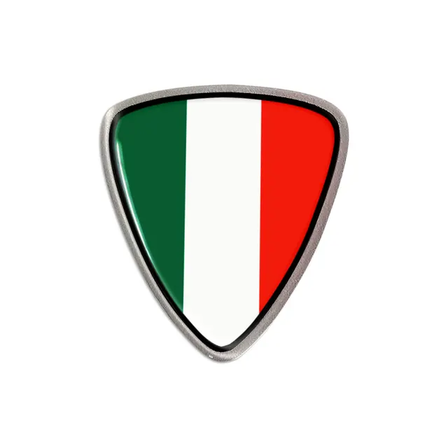 Stickers 3D Scudetto Ufficiali - 80 Mm Per Auto E Moto | Design Cromato E Laccato