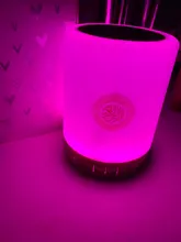 Radio FM portátil con USB, lámpara LED pequeña ajustable, Altavoz Bluetooth, Control remoto táctil, regalo para el hogar, inalámbrico, MP3