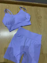 Conjunto de Yoga sin costuras para mujer, camisetas de entrenamiento, pantalones deportivos, sujetador, ropa de gimnasio, Top corto de cintura alta, Leggings para correr, conjunto deportivo 2005