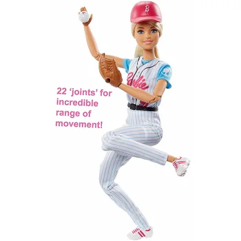 

Barbie baseball doll