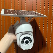 Cámara IP inalámbrica con tarjeta SIM 4G, 1080P, Solar, PTZ, WIFI, batería recargable integrada, videovigilancia de calle al aire libre