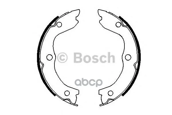 Колодка Ручного Стояночного Тормоза 0986487698 Bosch арт. 0986487698