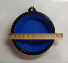 Dog-Bowl Puppy-Food-Container-Feeder Folding Travel Collapsible Silicone Portable Outdoor