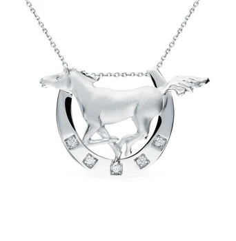 

Silver Pendant with cubic zirconia sunlight sample 925 test