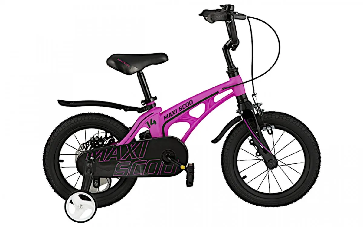 Велосипед MAXISCOO Cosmic Стандарт Плюс -14"-22г. (фиолетовый) MSC-C1417 |