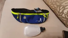 Riñonera profesional para correr al aire libre, bolso antirrobo para teléfono, cinturón para correr, resistente al agua, para hombre y mujer, para gimnasio, con botella de agua