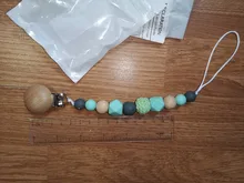 Clips de silicona para chupete de bebé, soporte de cuentas de dentición para chupete, mordedor de silicona, juguete colgante para chupete