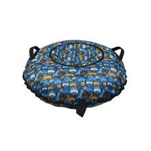 Санки надувные Ватрушка принт Мячи на синем(КСНВ10010