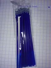 20 piezas bolígrafo borrable recargable 0,35mm azul/negro tinta magia bolígrafo borrable recargable estudiantes de escritura de regalo de pluma artículos de papelería para estudiantes