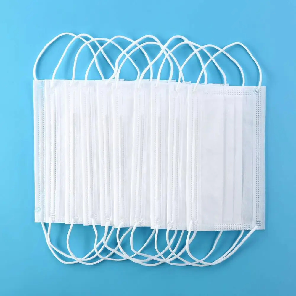 

200x50pcs adults masks white