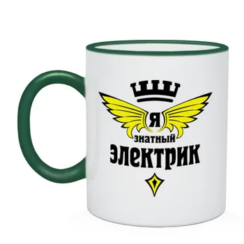 

Mug two-color Noble electrician