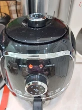 MIUI 2L Mini Air Fryer, MI-CYCLONE 360° Baking + Mechanical Oven, Power-saving & Precise