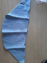 Bufanda de gasa de algodón, babero de algodón orgánico, babero, bufanda, Bandana para bebé, Baberos con broches