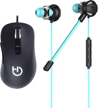 

Pack Earphone and Mouse Gaming blitz-Professional Sensor-3.500 dpi | Headset Gaming TAIKO Cross-Platform