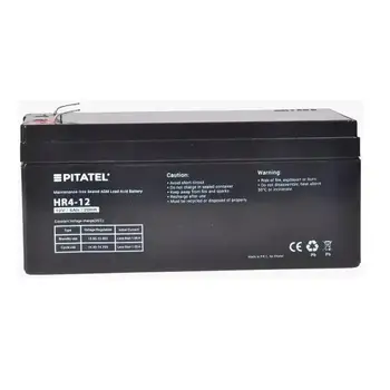 

Pitatel HR4-12 battery, 12V 4Ah, APC RBC35, BB Battery HR4-12, Panasonic LC-R123R4P, FIAMM FG 20341, Leoch DJW 12-3.2