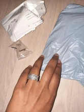 Anillo de plata elegante con diamantes de imitación para mujer, anillos de amor anchos para mujer, sortija de compromiso de boda, anillos joyas regalos