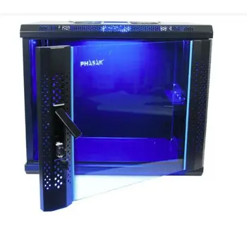 

Phasak PHP 2106, Rack cabinet, 19 ", MURAL, 6U, 600*450, LED lighting and ventilation included,