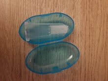 Caja de cepillo de dientes para el cuidado del bebé, cepillo transparente de goma, limpieza de dientes, silicona suave