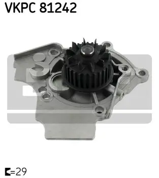 

Water pump VAG 1.2-2.0 04 SKF VKPC 81242