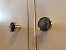 Furniture-Handles Door-Knobs Drawer Pulls Cupboard Shell-Resin Cabinet Kitchen Brass