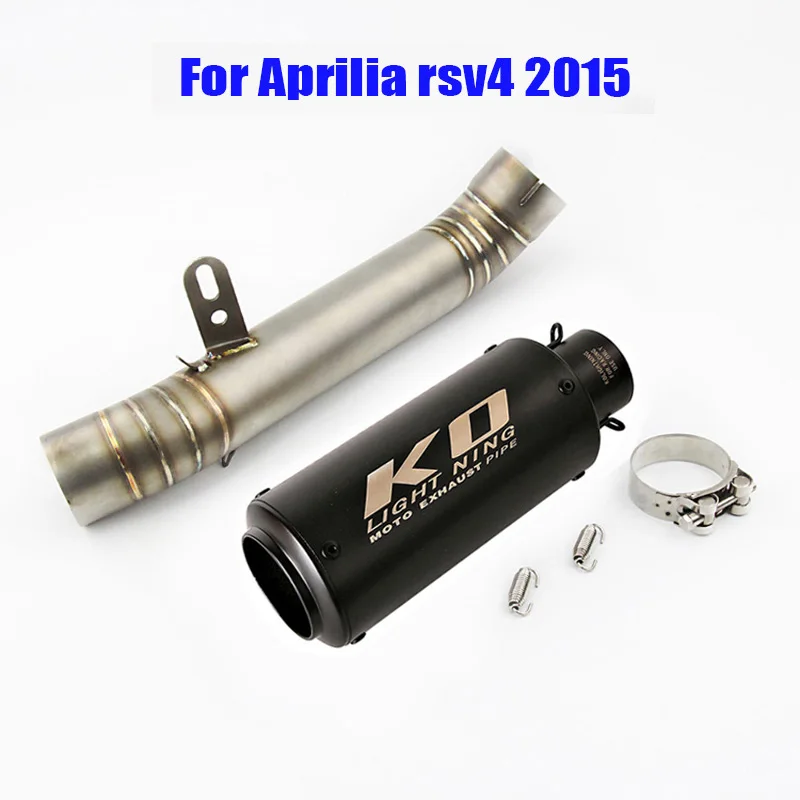 

Motorcycle Exhaust System Escape Muffler Pipe Silencer Middle Mid Link Pipe for Aprilia RSV4 2015