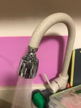 Kitchen Faucets Aerator 360° Rotatable Bent Water Saving Tap Aerator Diffuser Faucet