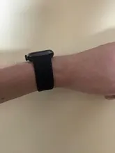 Correa de silicona para Apple Watch, correa elástica de 44mm, 40mm, 38mm, 42mm, Serie 6, 5, 4, 3, SE, 42