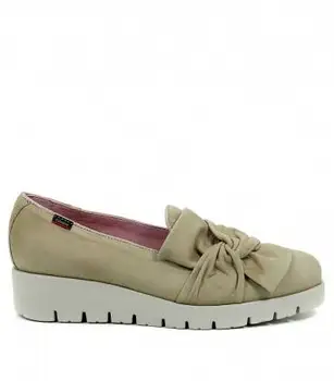 

Moccasin-Drawstring-Wedge Nubuck-Taupe