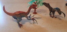 Oenux-figuras de dinosaurios de Jurassic, modelo de Tiranosaurio Carnotaurus, regalo para niños