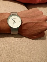 CRRJU – relojes de hombre, de cuarzo, casual, delgado, de malla de acero, impermeable, deportivo, masculino