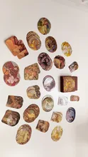 46 unids/pack Mucha pintura pegatina de papel para decoración pegatinas Diy tu álbum de recortes diario etiqueta engomada de la etiqueta