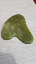 Jade Guasha tablero de masaje de piedra Natural Gua Sha raspador de herramienta de belleza cuidado de la salud Meridian raspado de perder peso SPA masajeador