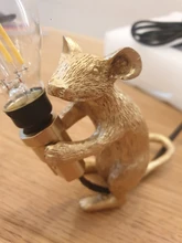 Table-Lamp Desk-Lights Mouse Postmodern Animal Seletti Home-Decor Resin Small Mini Cute