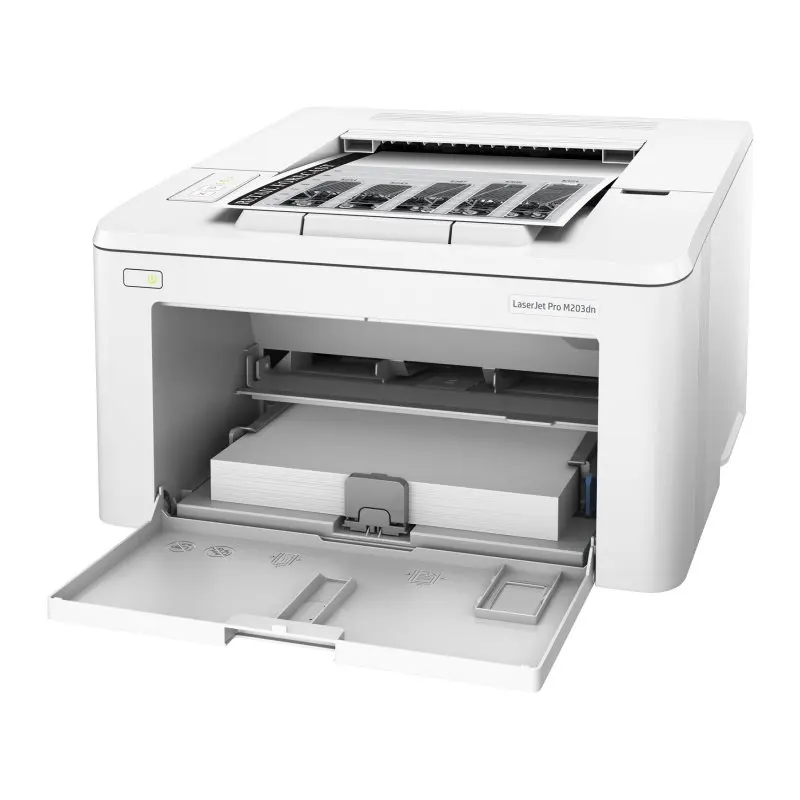 Монохромный лазерный принтер hp LaserJet Pro M203dn 256 MB белый