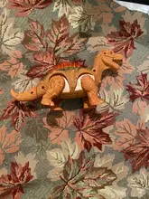 Dinosaurio eléctrico que camina, juguete de dinosaurios brillantes con sonido, modelo de animales para niños, regalo interactivo